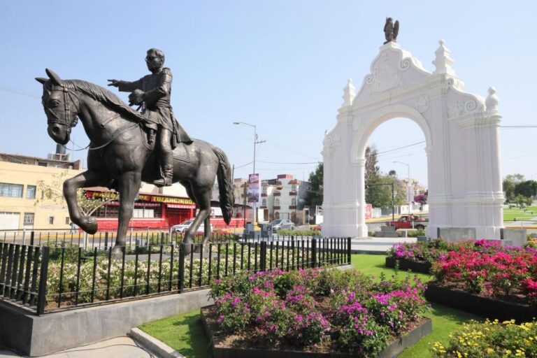 Arco de Loreto Puebla fue rehabilitado junto con una escultura de Ignacio Zaragoza; autoridades destacan memoria histórica y orgullo nacional