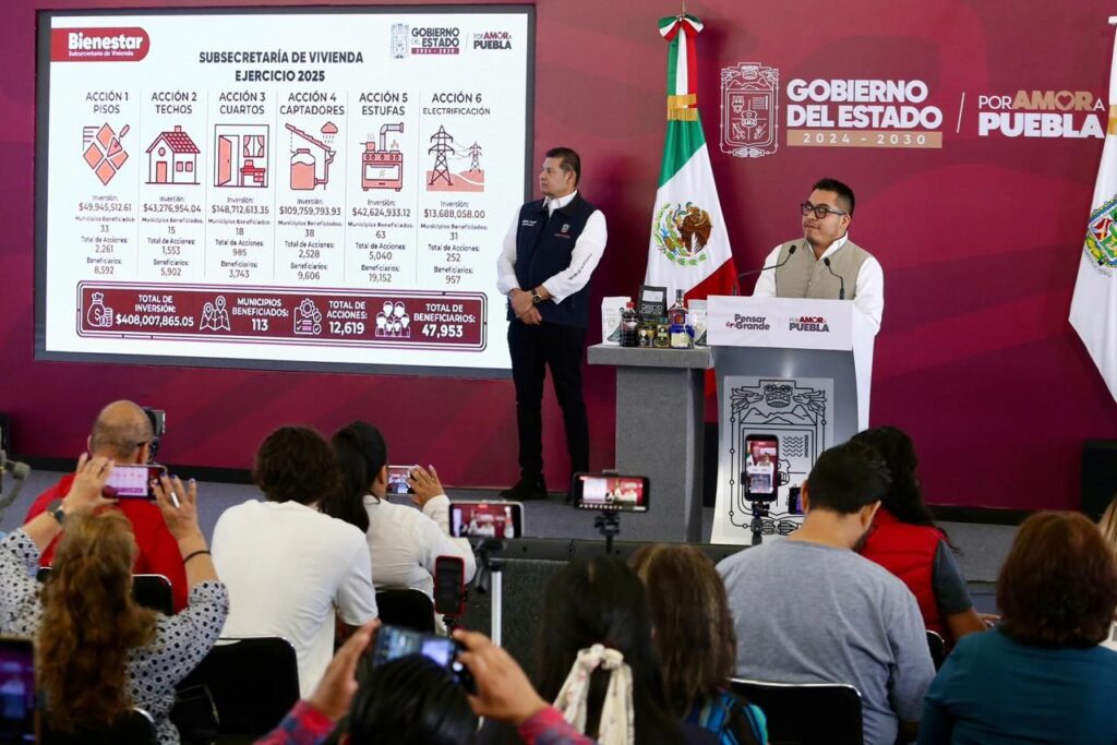 Viviendas San José Chiapa Puebla: avanzan con 1,600 casas en segunda etapa del proyecto